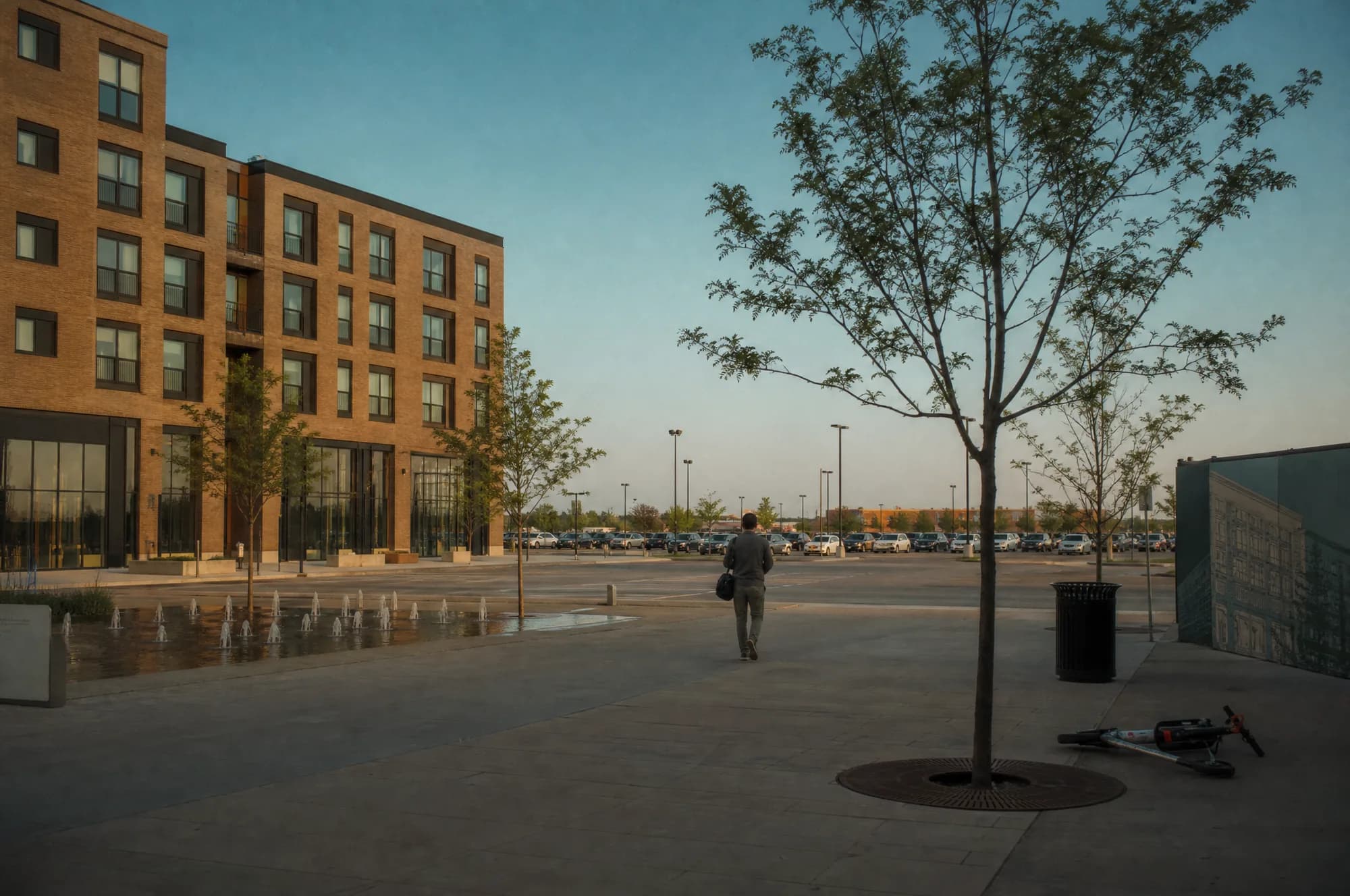 Lenexa on an ordinary evening