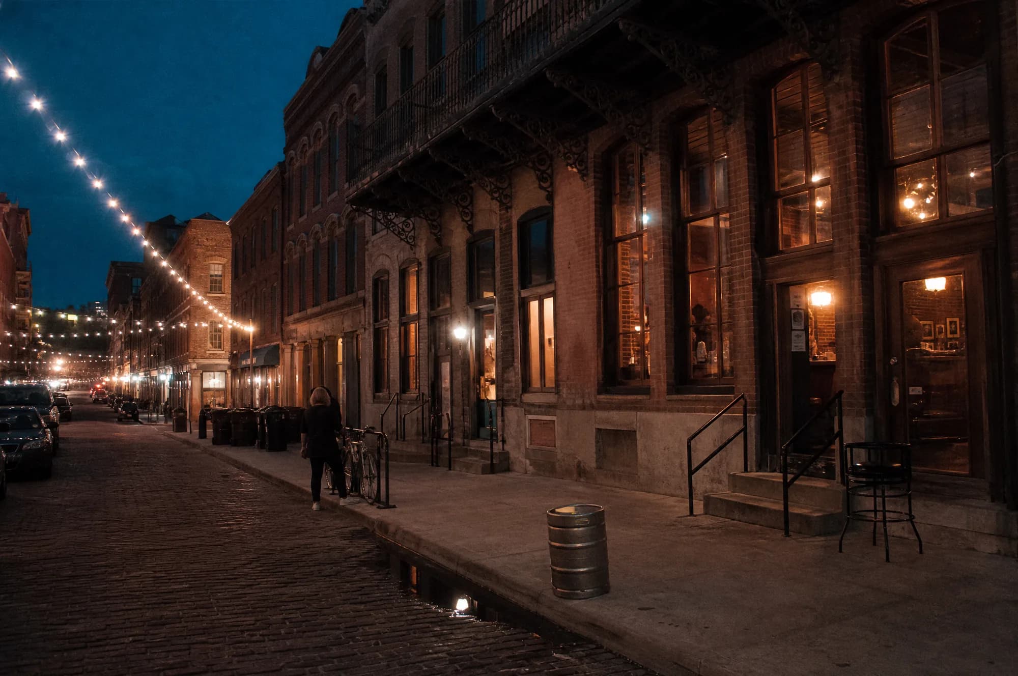 Westport on an ordinary evening