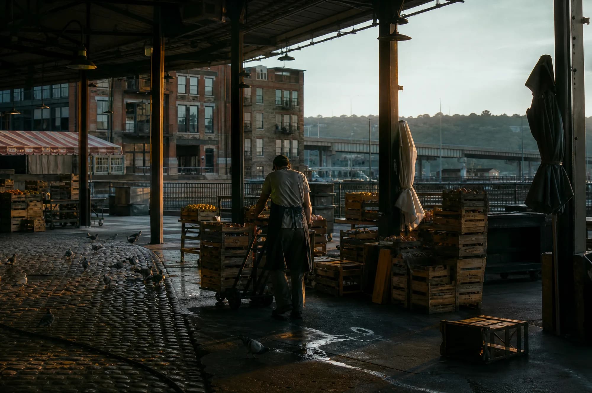 River Market on an ordinary evening