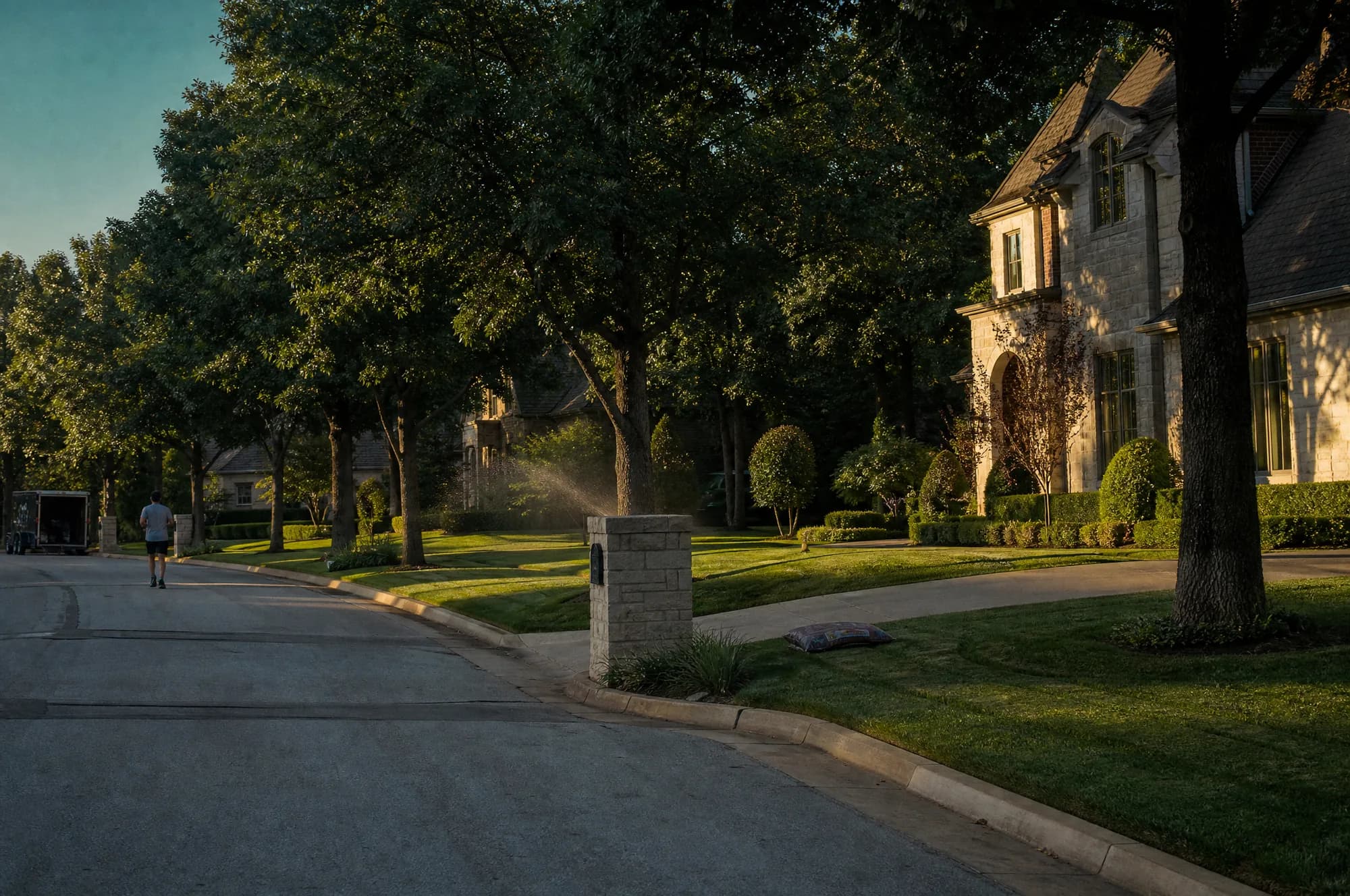 Leawood on an ordinary evening