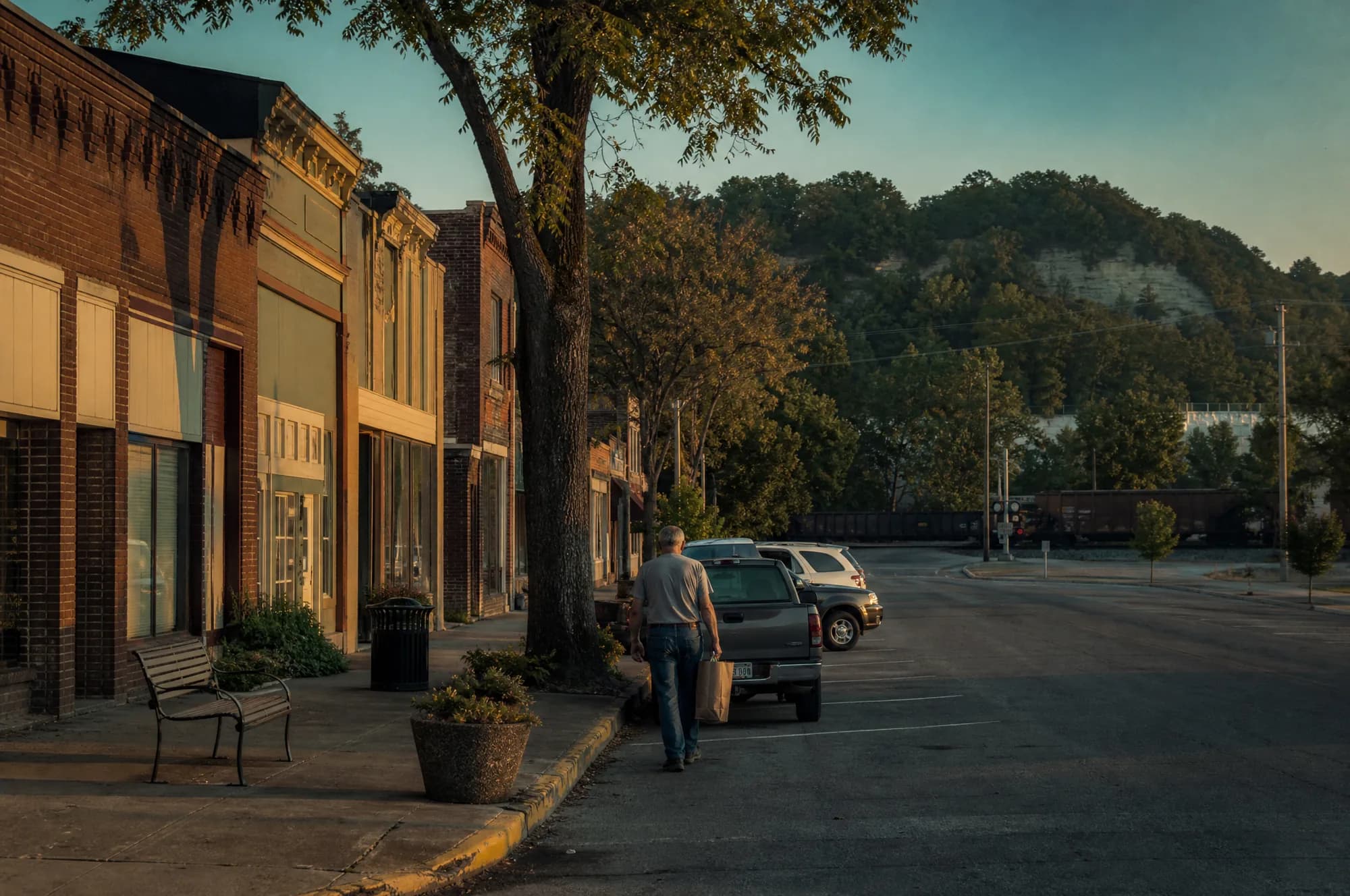 Bonner Springs on an ordinary evening