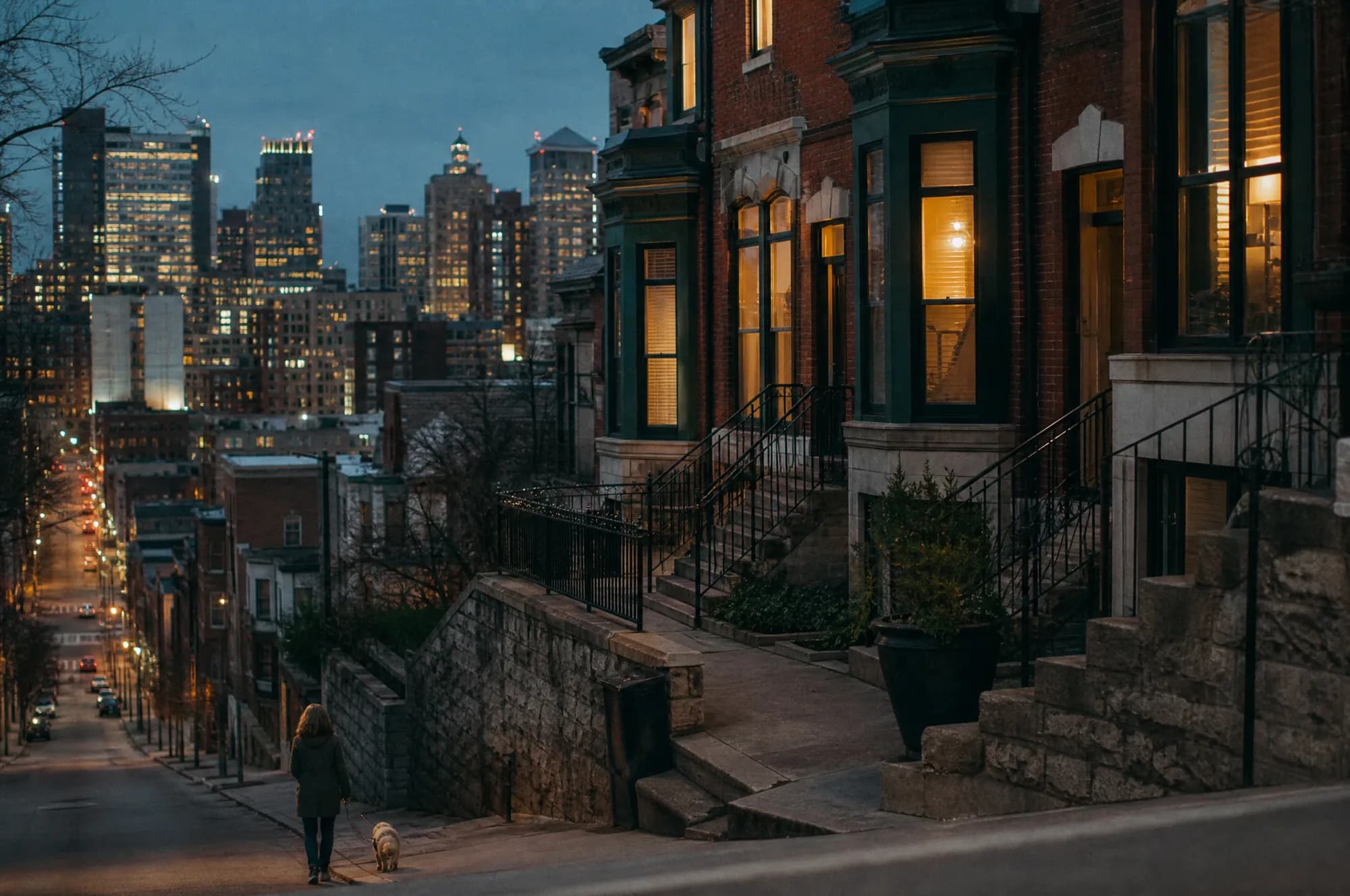 Union Hill on an ordinary evening